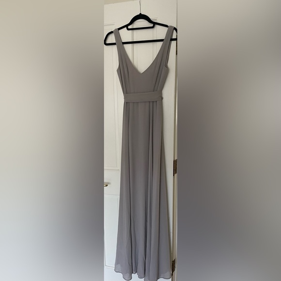 Show Me Your Mumu Jenn Maxi Dress in Dove Grey - Picture 4 of 10